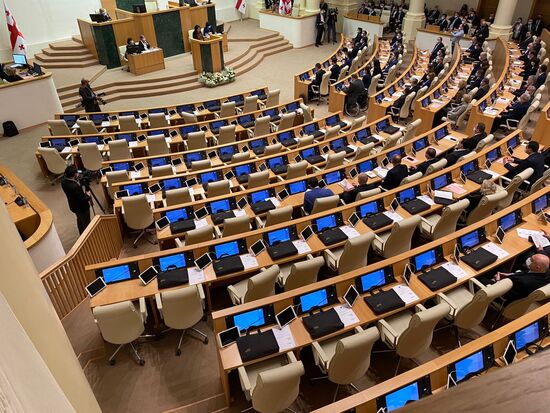 Первое заседание парламента Грузии