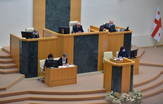 Первое заседание парламента Грузии