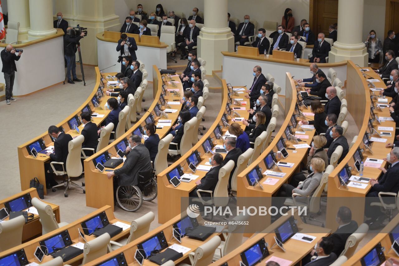Первое заседание парламента Грузии