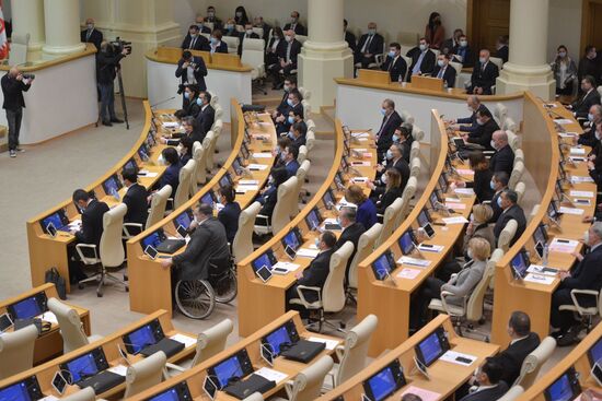 Первое заседание парламента Грузии