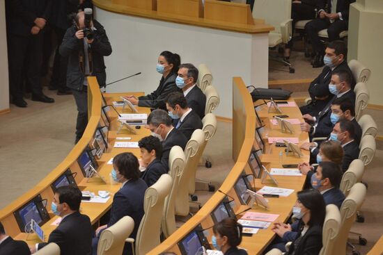 Первое заседание парламента Грузии