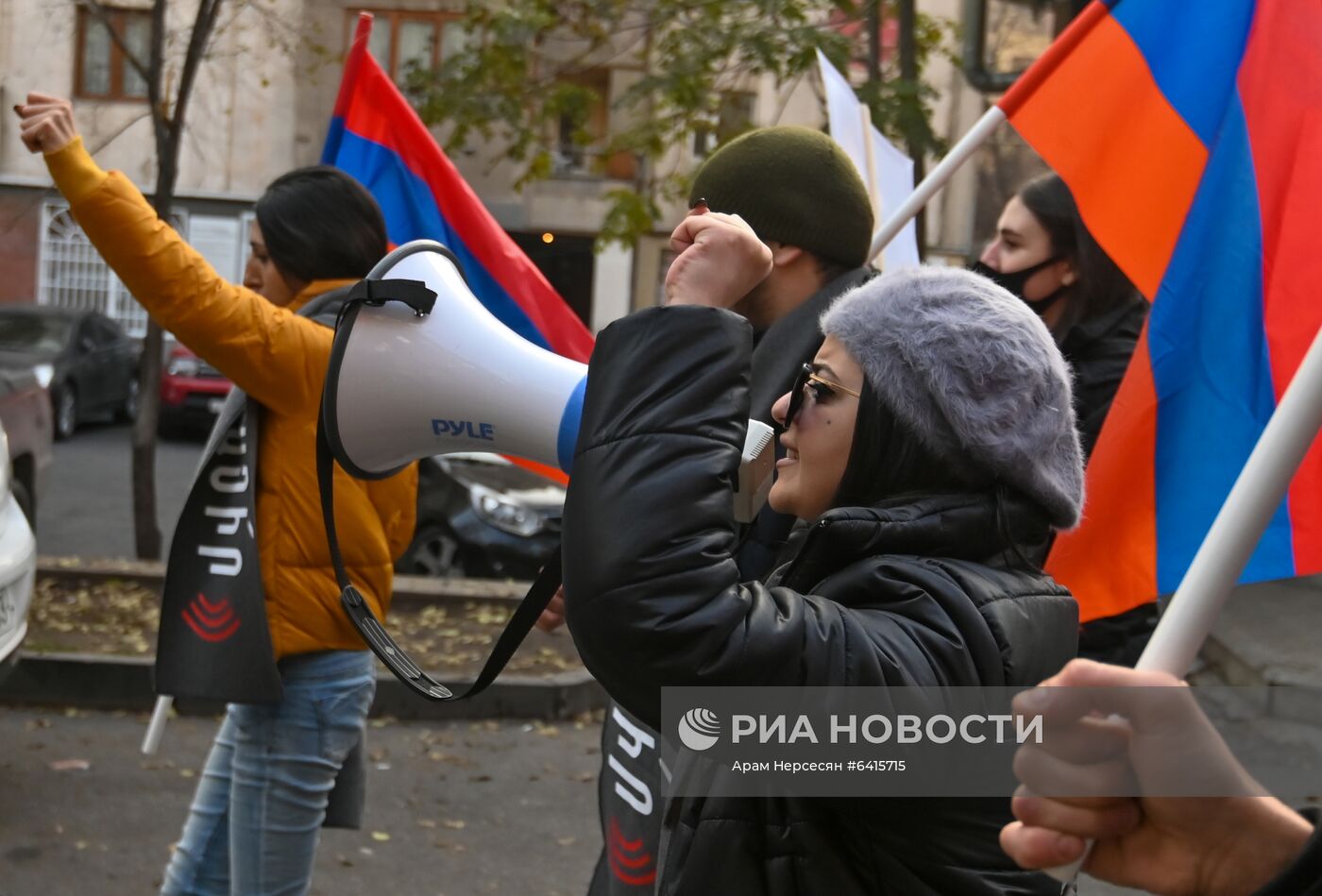 Акция протеста оппозиции в Ереване