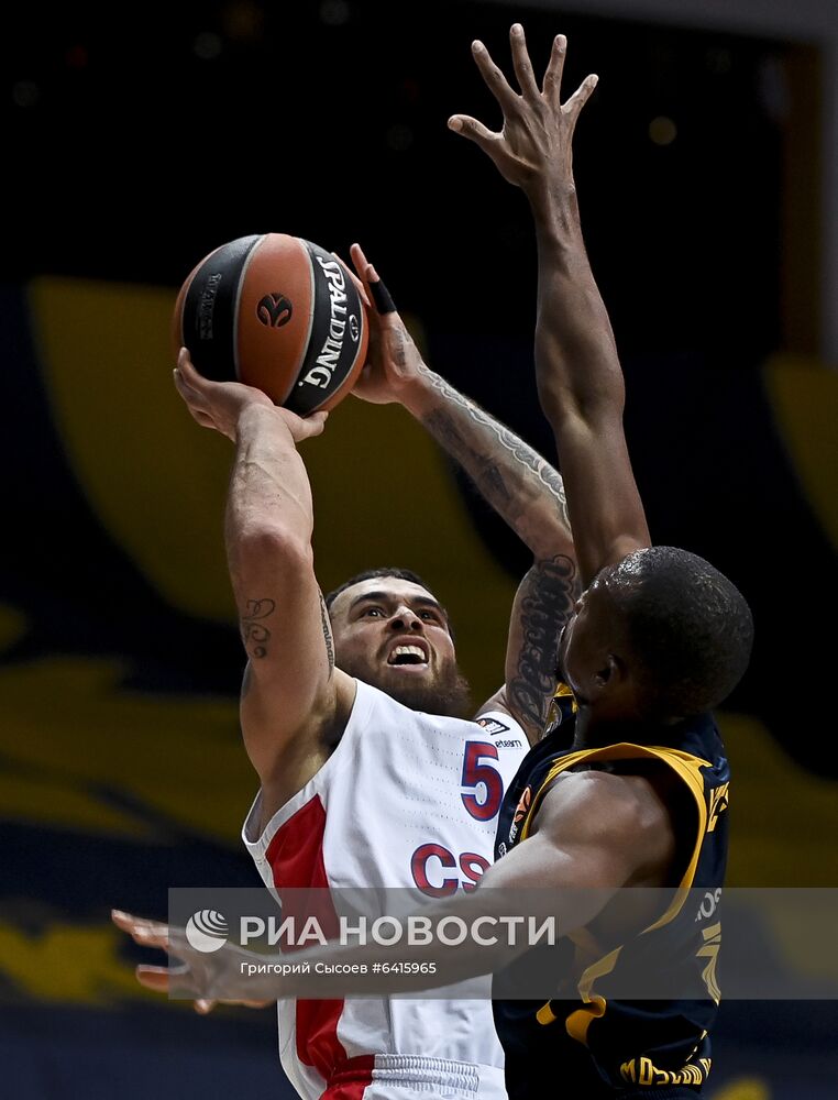 Баскетбол. Евролига. Матч "Химки" - ЦСКА