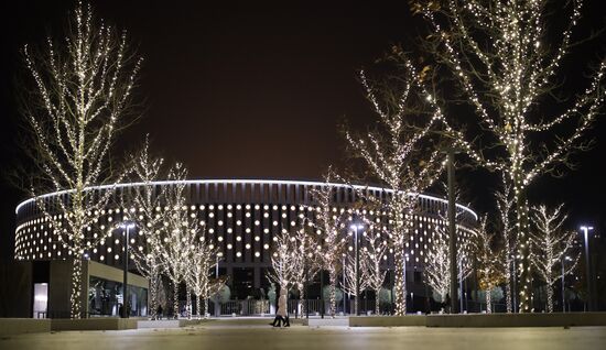 Парк "Краснодар" украсили к Новому году