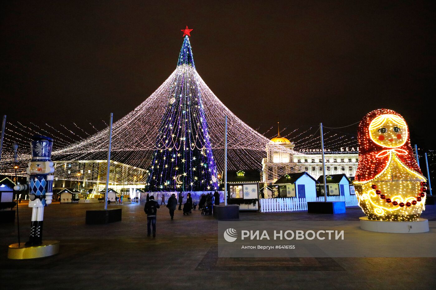 Подготовка к Новому году в Белгороде