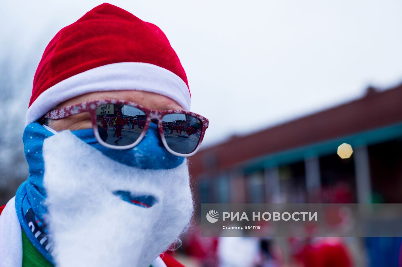 Забег Санта-Клаусов в США