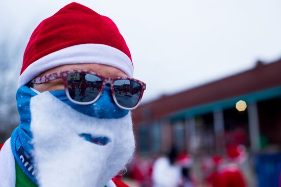 Забег Санта-Клаусов в США