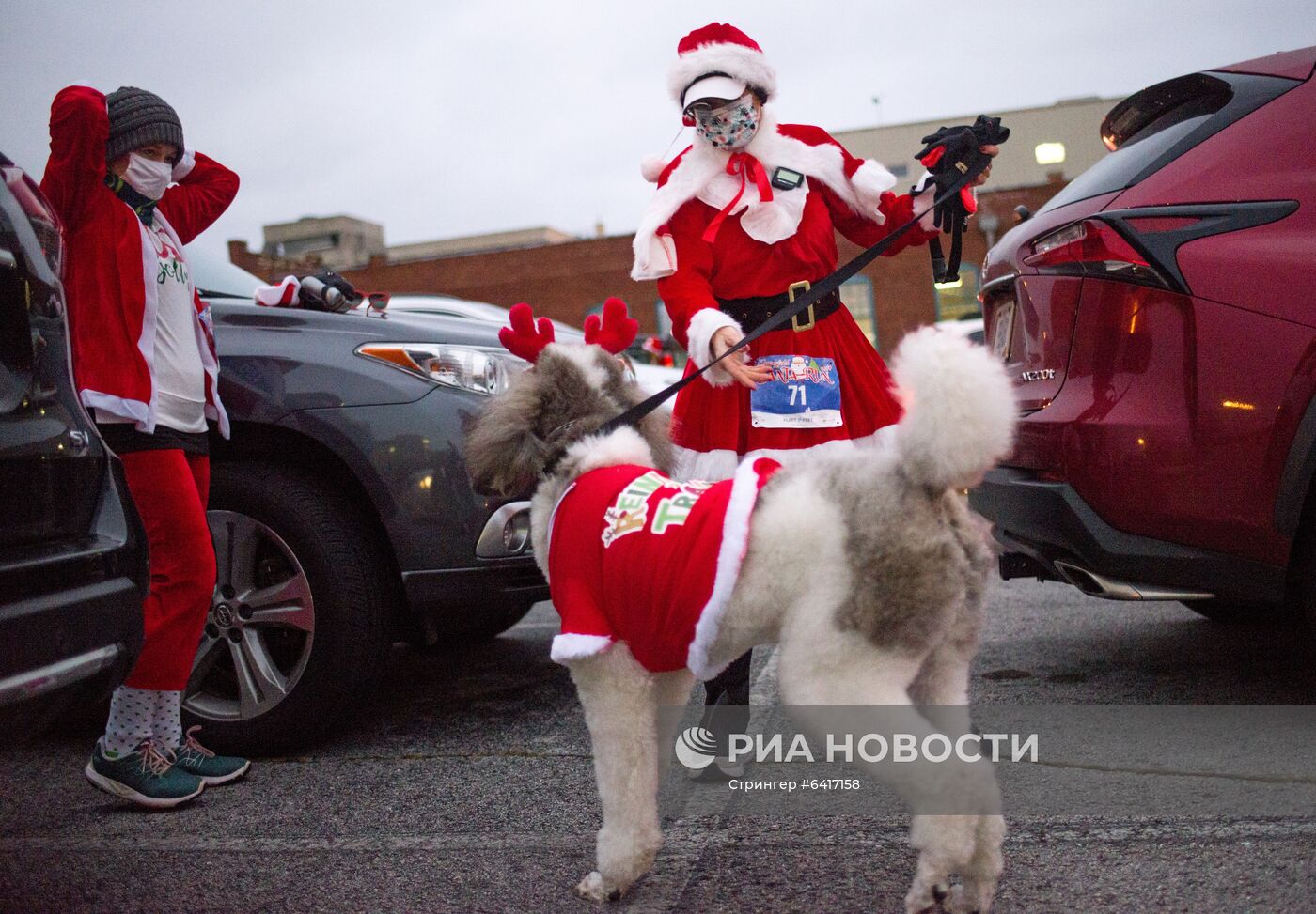Забег Санта-Клаусов в США