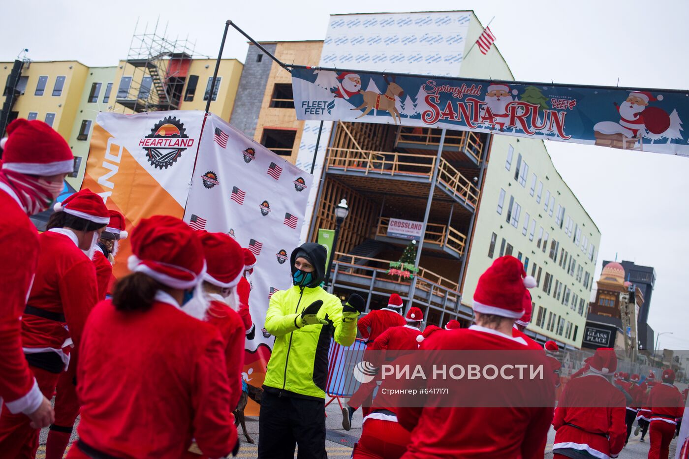 Забег Санта-Клаусов в США