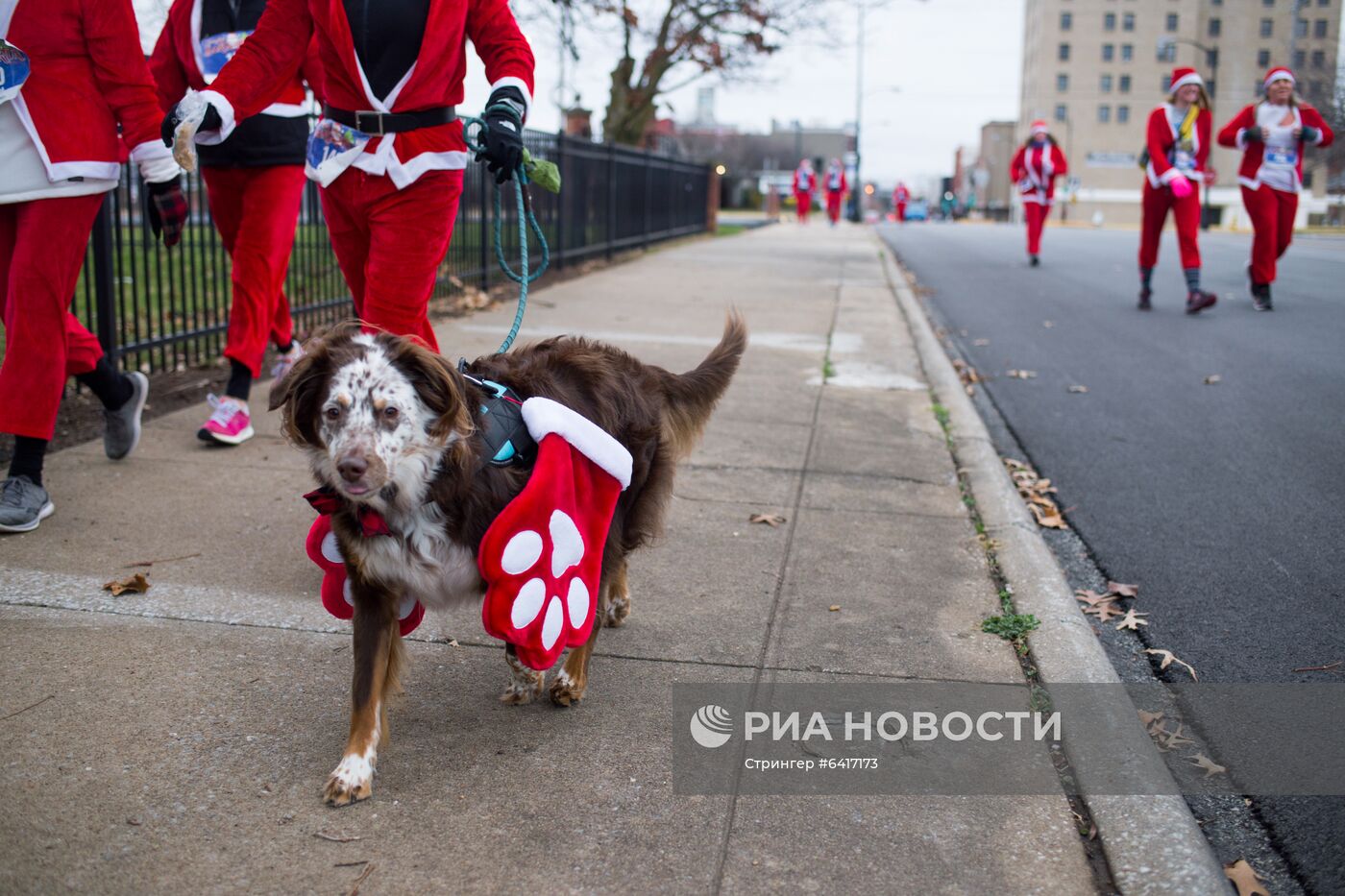 Забег Санта-Клаусов в США