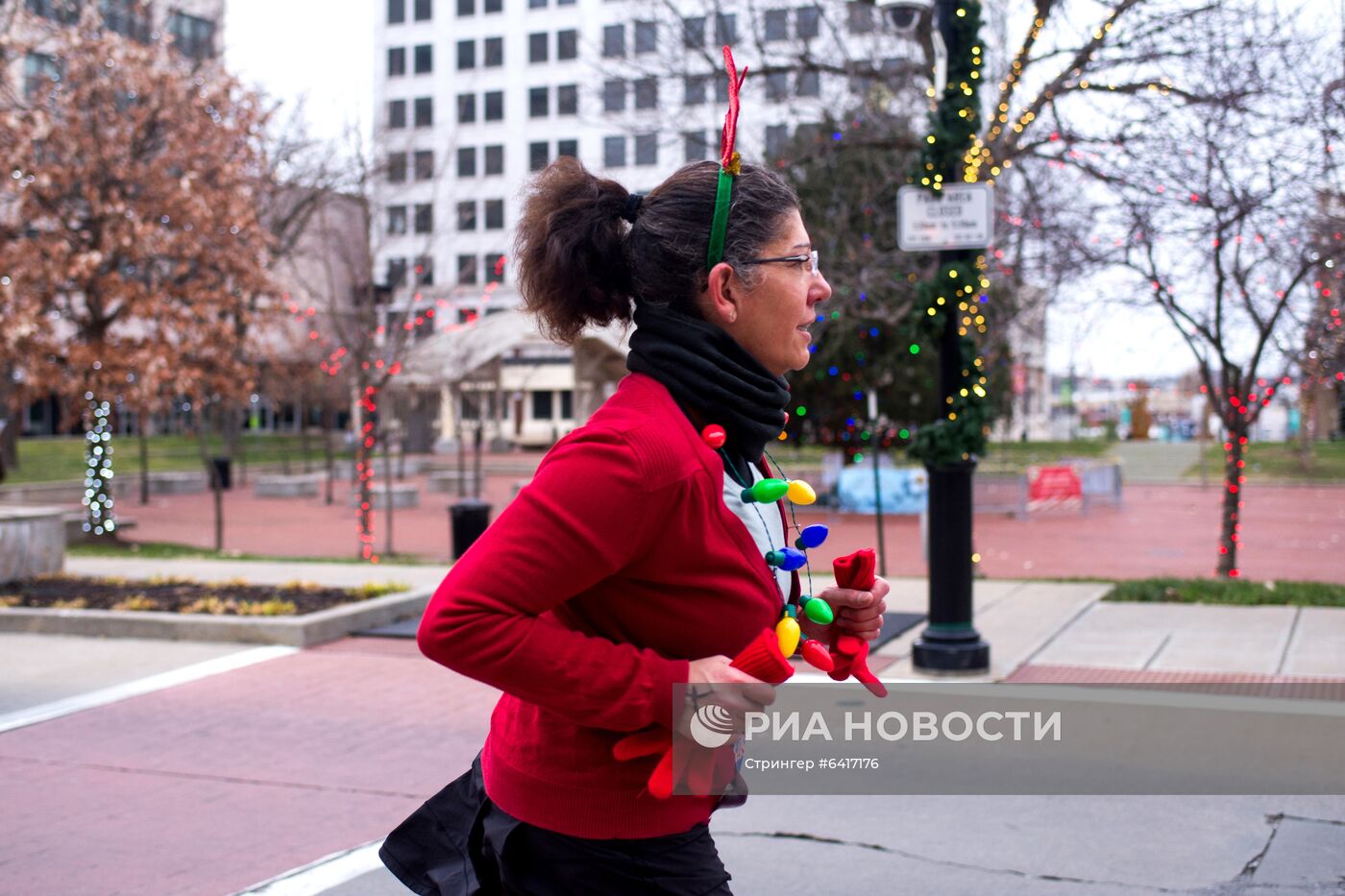 Забег Санта-Клаусов в США