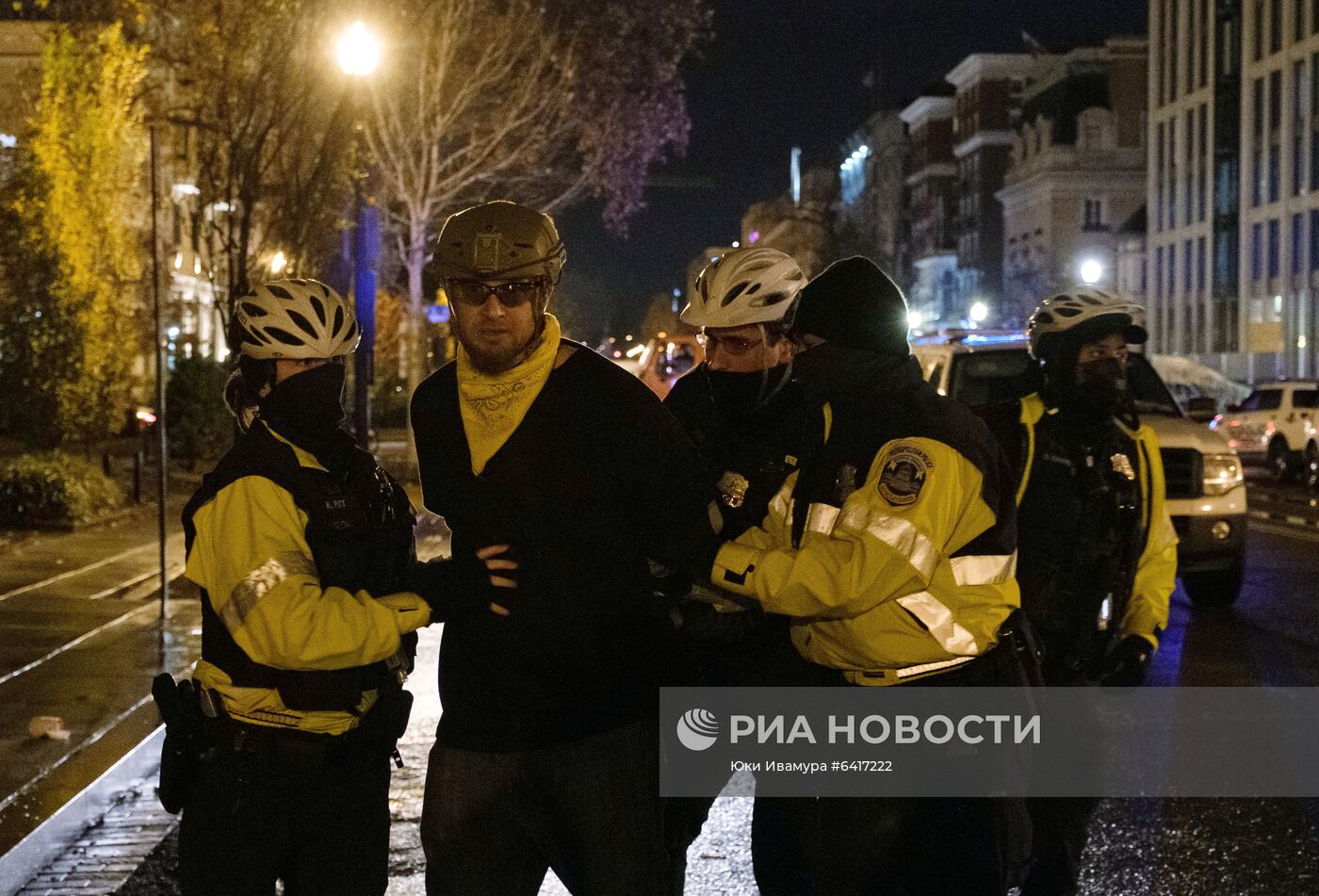 Акция сторонников Д. Трампа в Вашингтоне