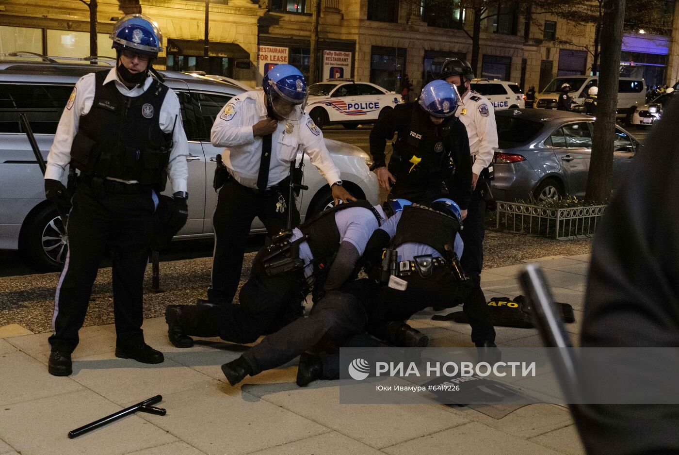 Акция сторонников Д. Трампа в Вашингтоне