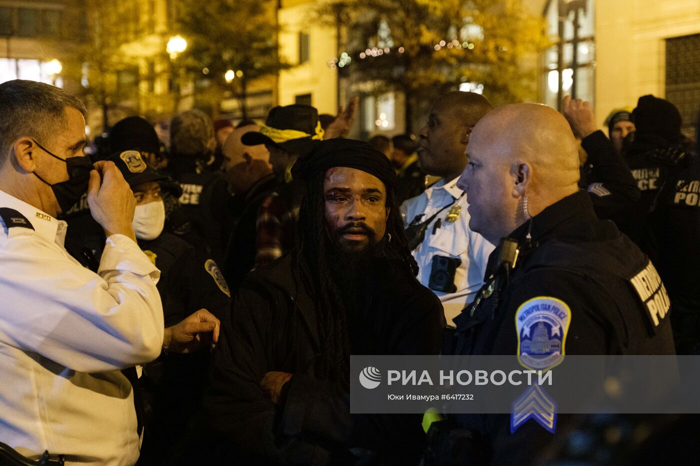 Акция сторонников Д. Трампа в Вашингтоне