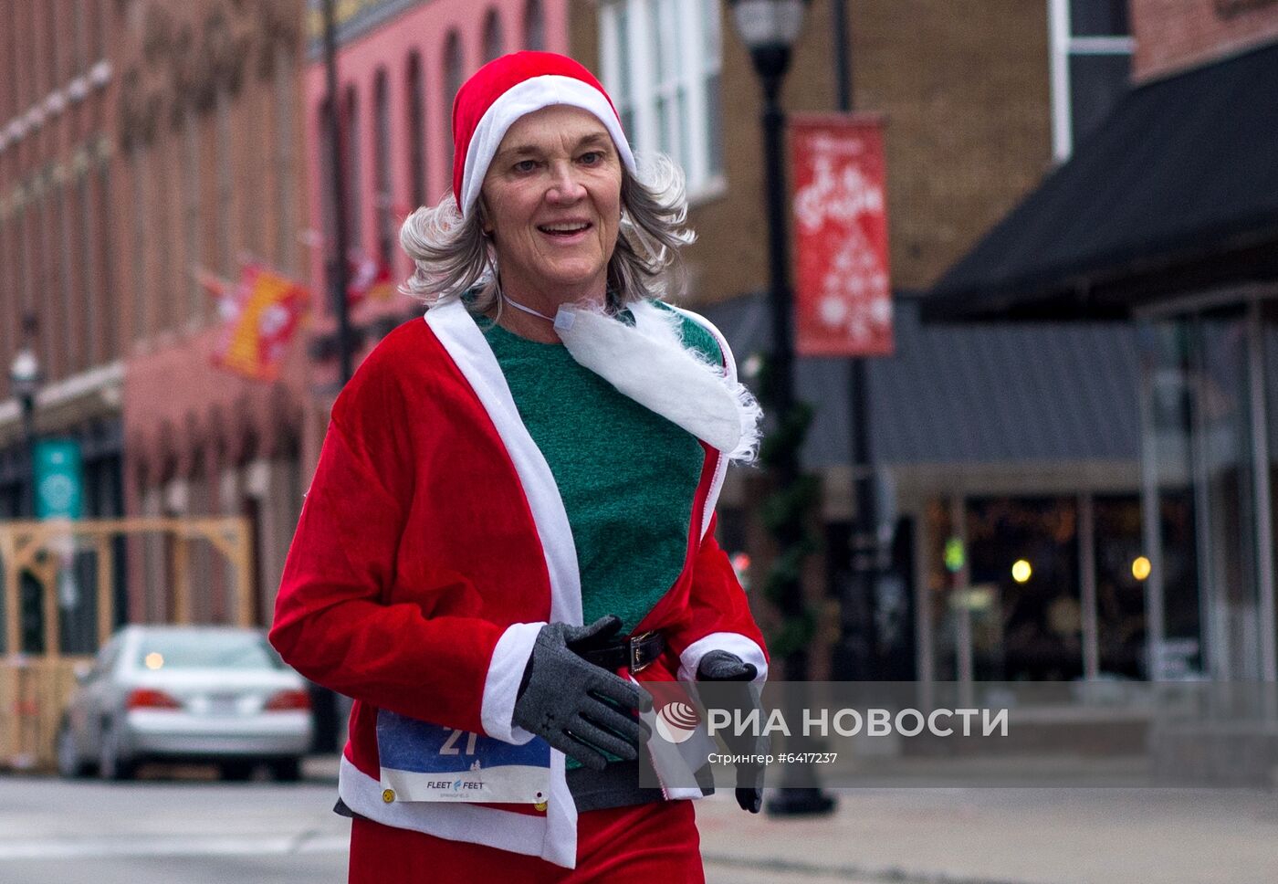Забег Санта-Клаусов в США