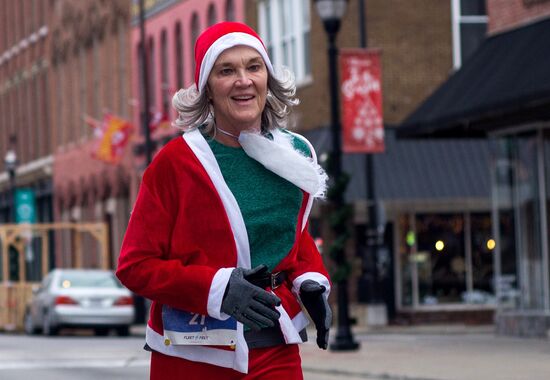 Забег Санта-Клаусов в США