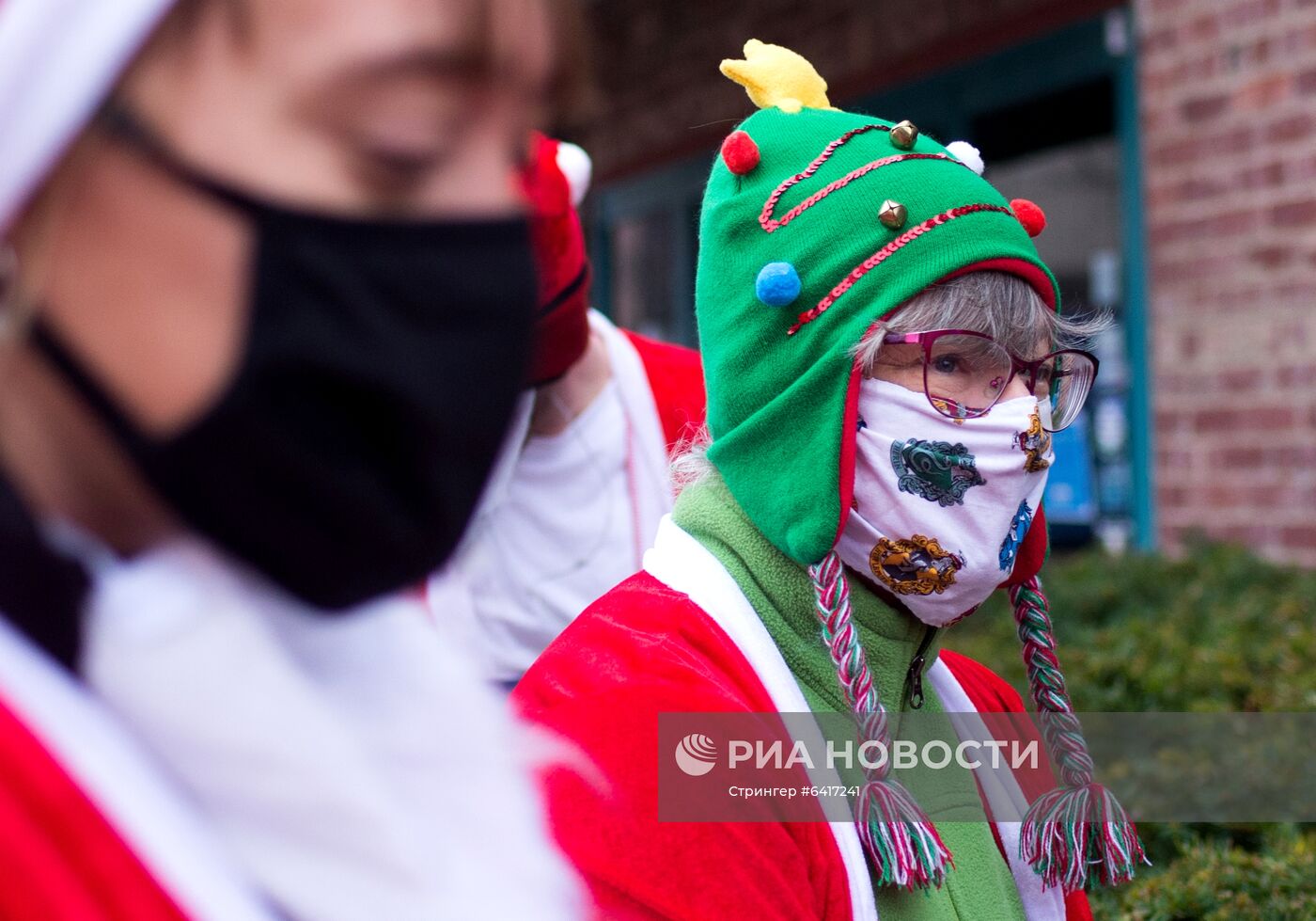 Забег Санта-Клаусов в США