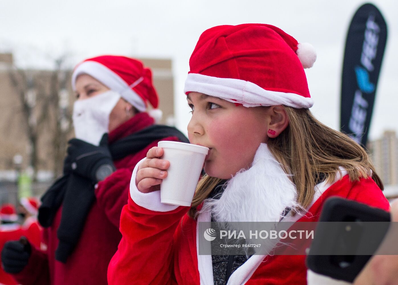 Забег Санта-Клаусов в США