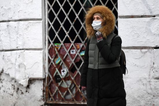 Масочный режим в Москве