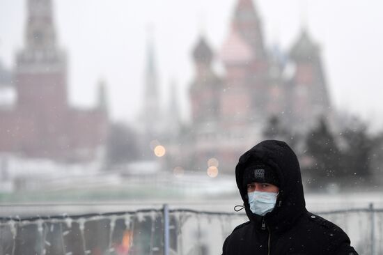 Масочный режим в Москве
