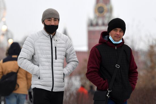 Масочный режим в Москве