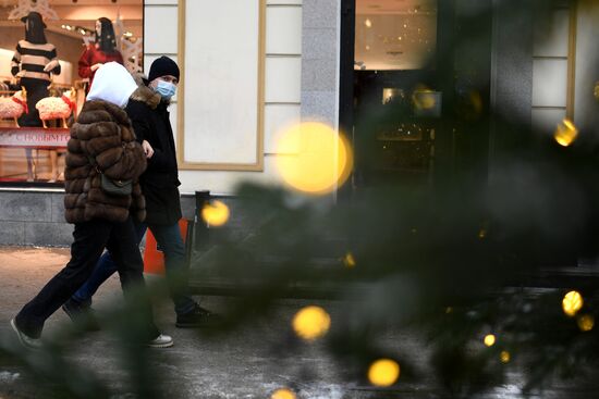 Масочный режим в Москве