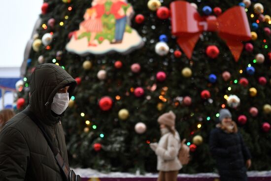 Масочный режим в Москве