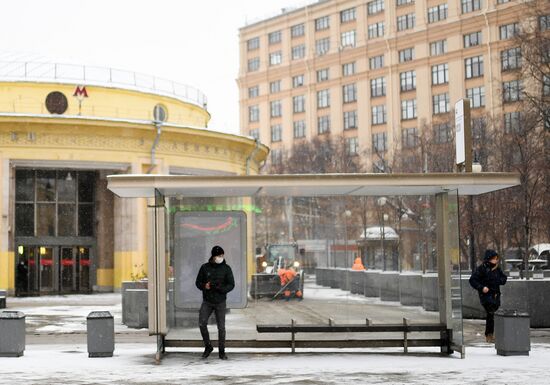 Масочный режим в Москве