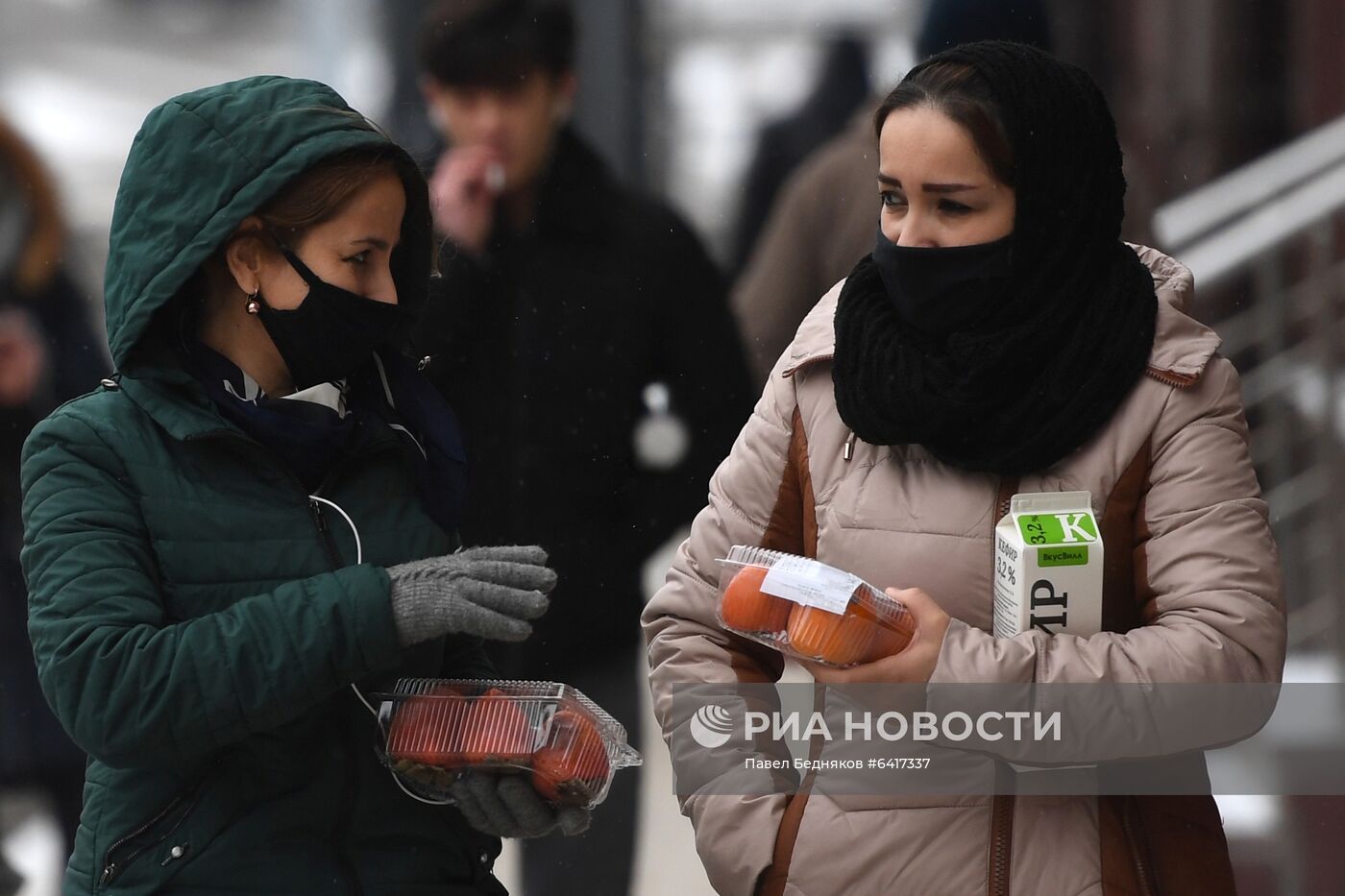 Масочный режим в Москве
