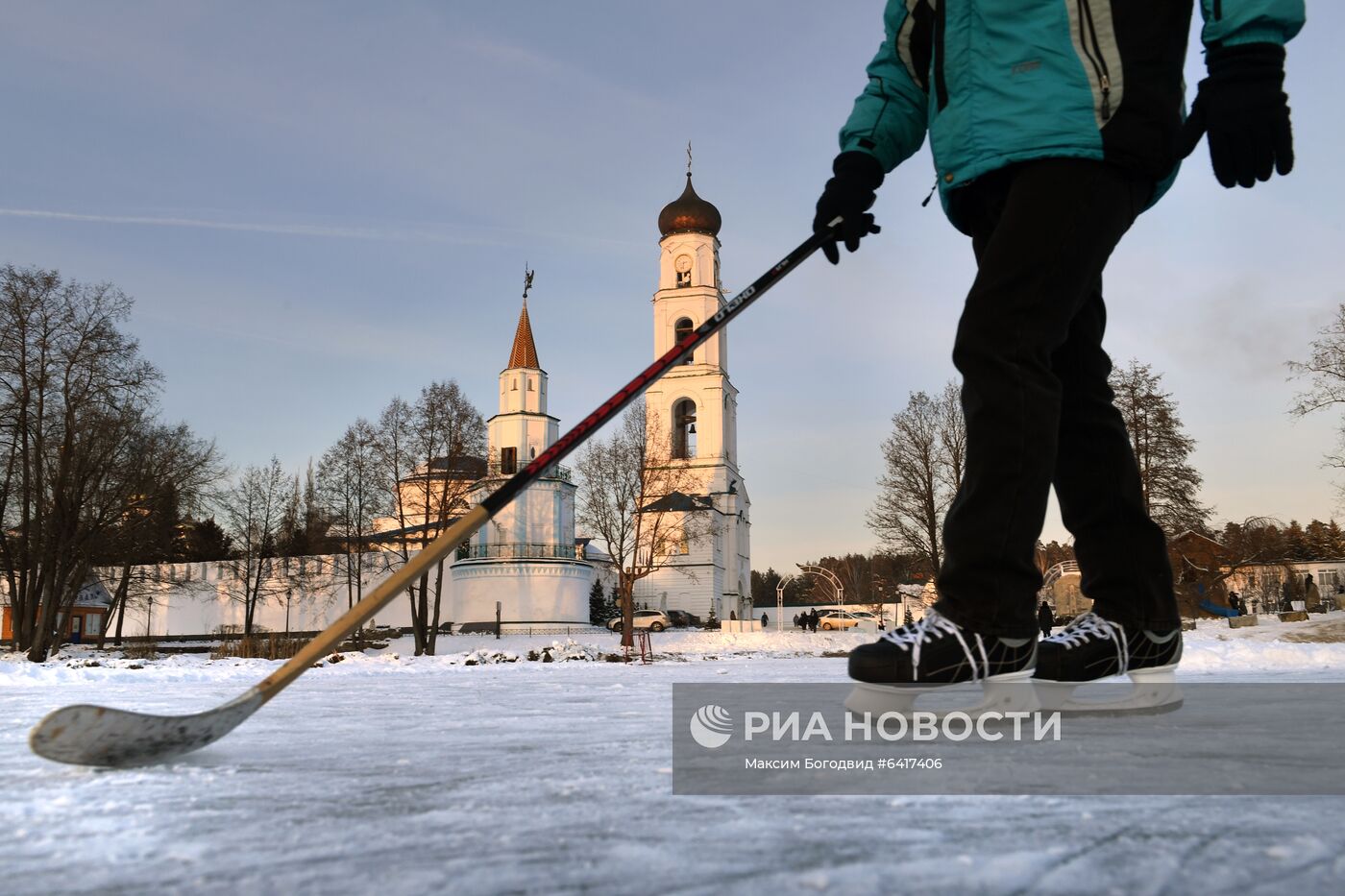 Открытие катка на Раифском озере