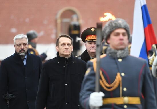 Церемония переноса Вечного огня от Могилы Неизвестного Солдата в Белград