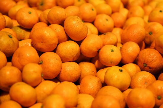 Предновогодняя торговля в магазине "Пятерочка"