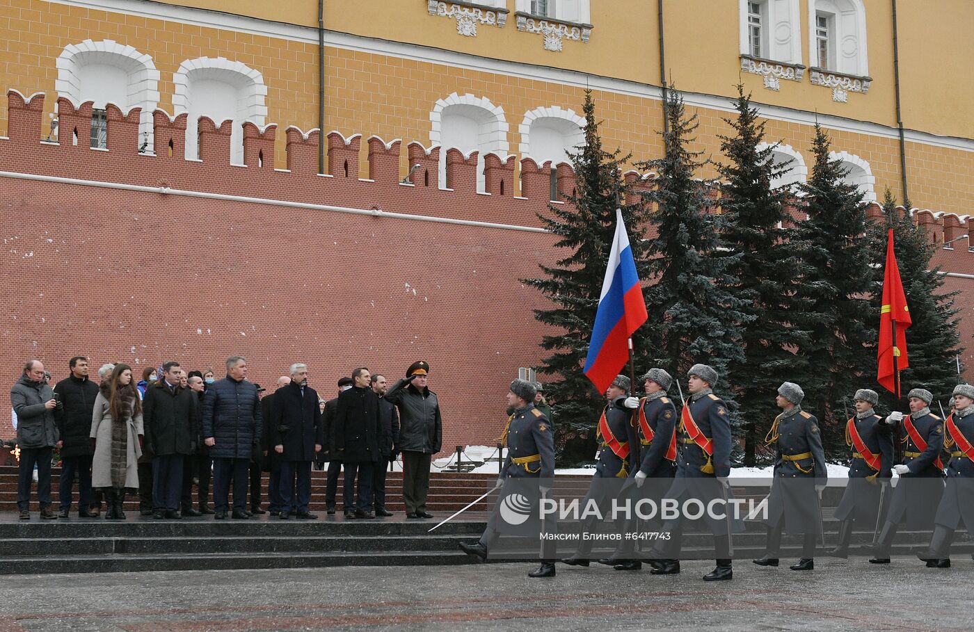 Церемония переноса Вечного огня от Могилы Неизвестного Солдата в Белград