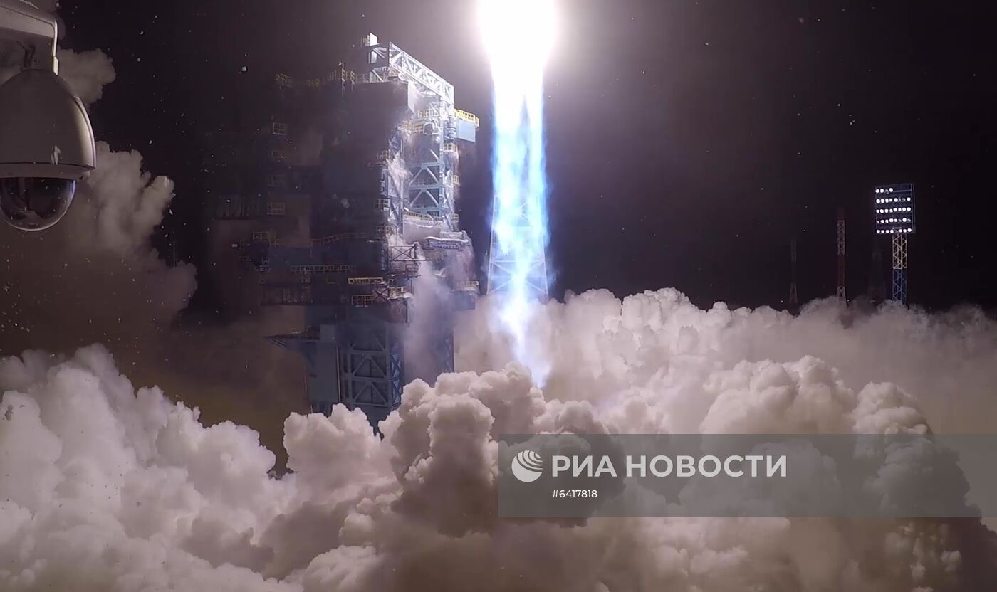 Запуск РН "Ангара-5" с космодрома Плесецк 