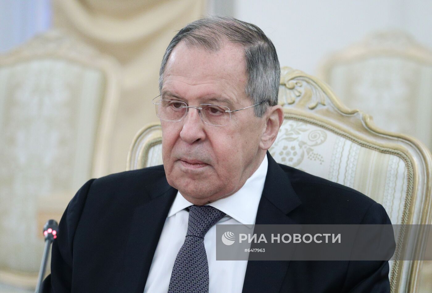 Встреча глав МИД РФ и ОАЭ С. Лаврова и А.Аль Нахайяна