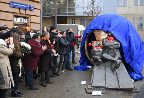 Открытие памятника Олегу Табакову