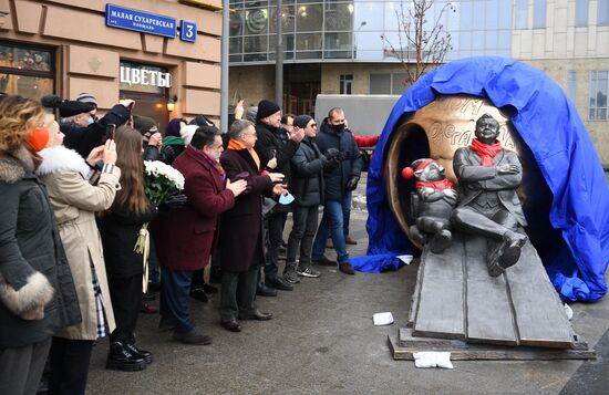Открытие памятника Олегу Табакову