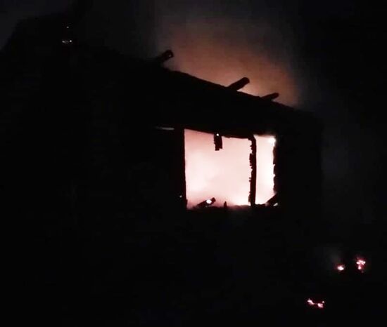 Пожар в доме престарелых в Башкирии 