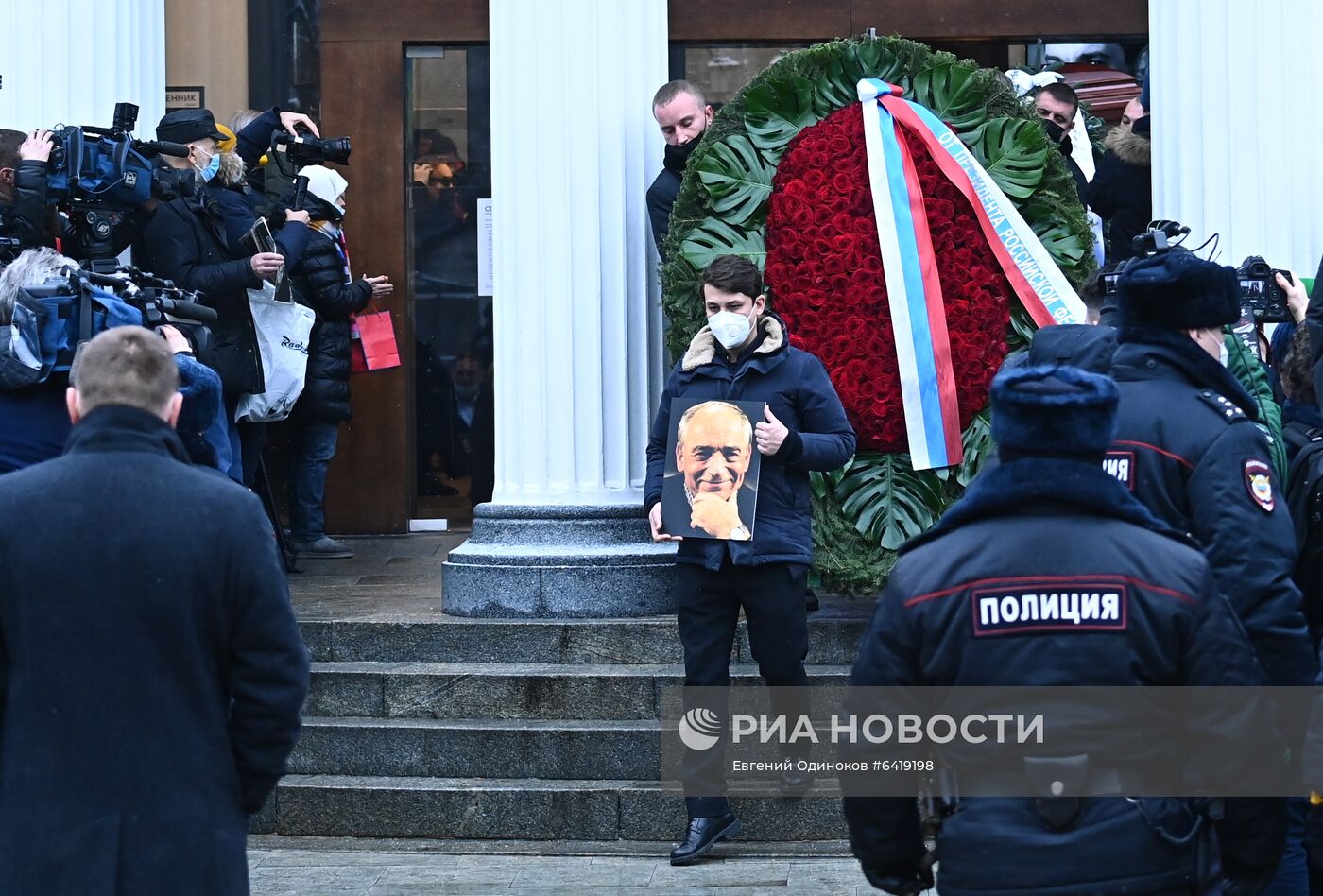 Прощание с актером В. Гафтом