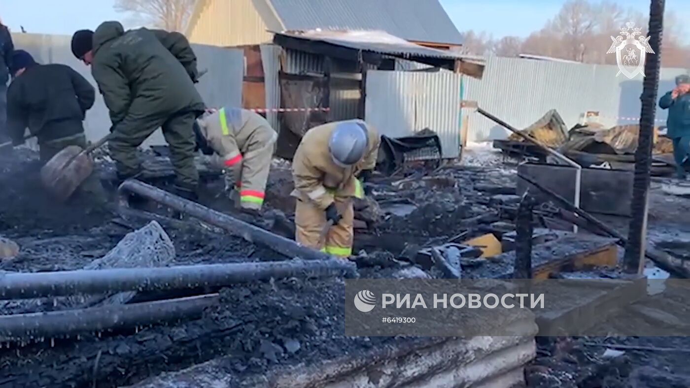 Пожар в доме престарелых в Башкирии