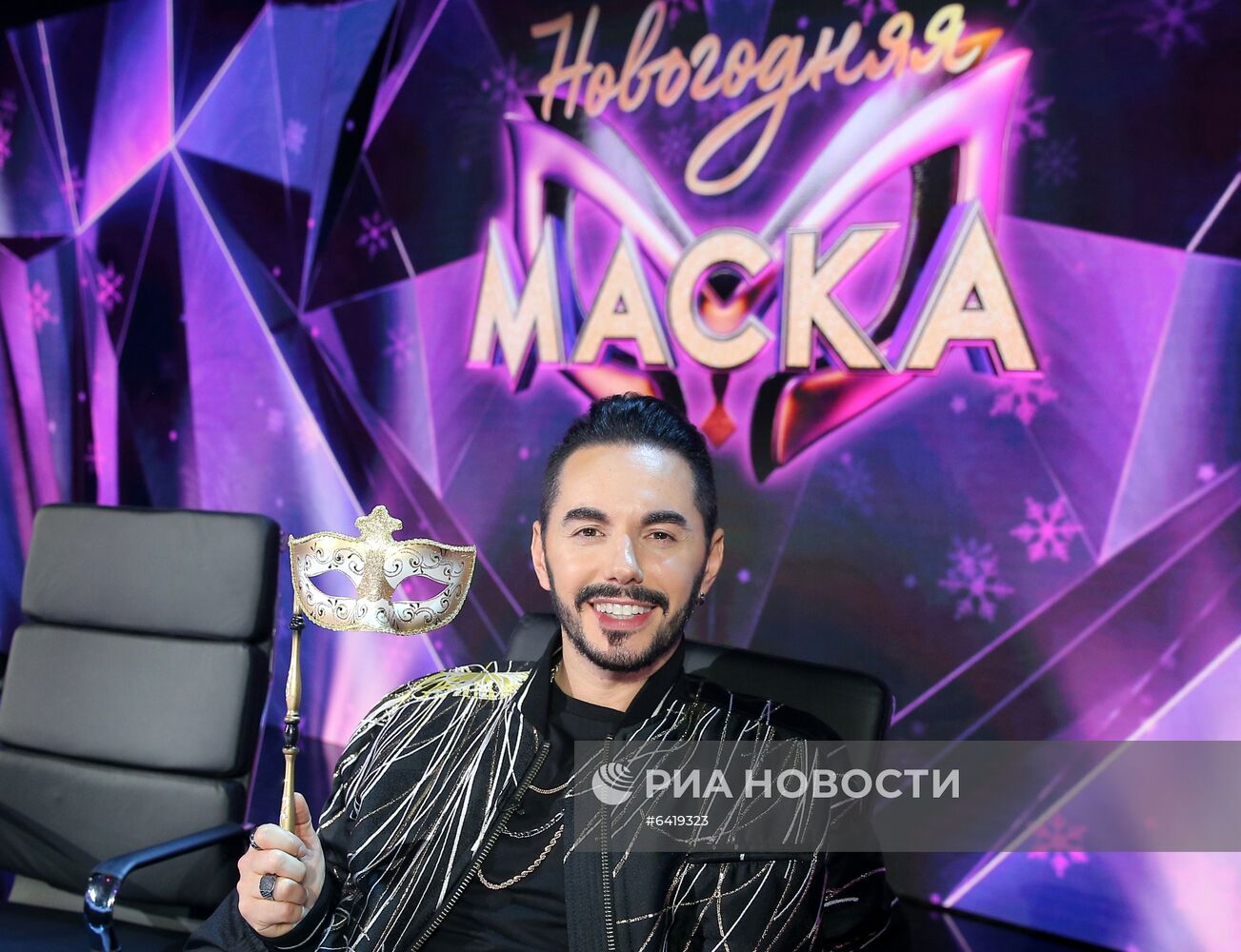 Съемки программы "Новогодняя маска" на телеканале НТВ