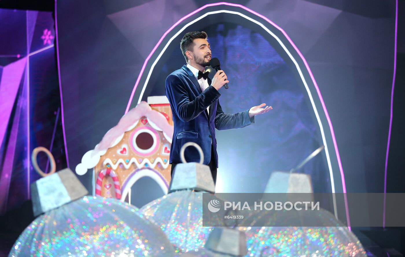 Съемки программы "Новогодняя маска" на телеканале НТВ