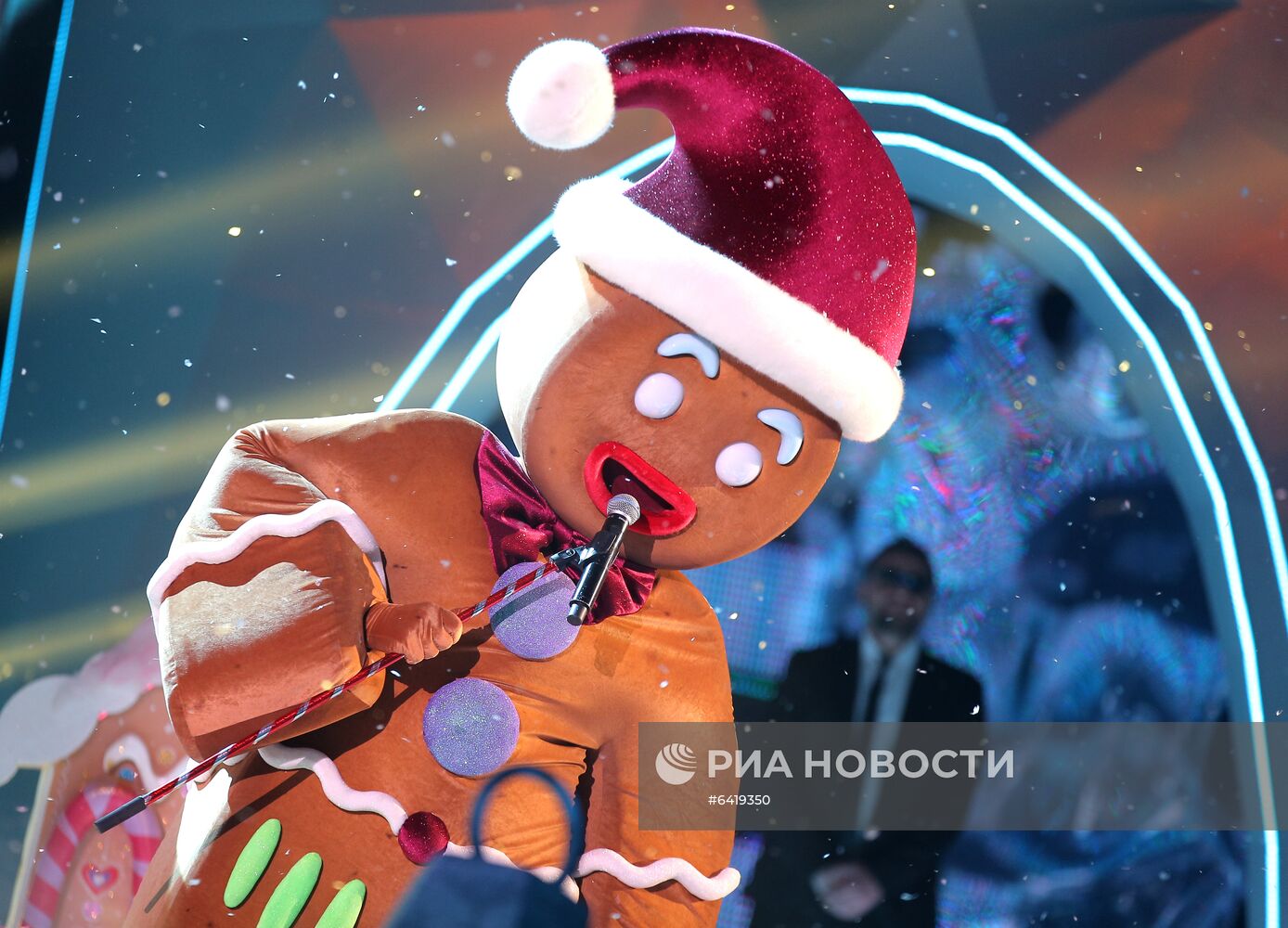 Съемки программы "Новогодняя маска" на телеканале НТВ