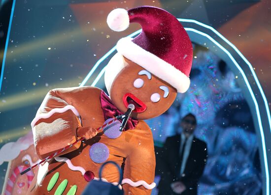 Съемки программы "Новогодняя маска" на телеканале НТВ