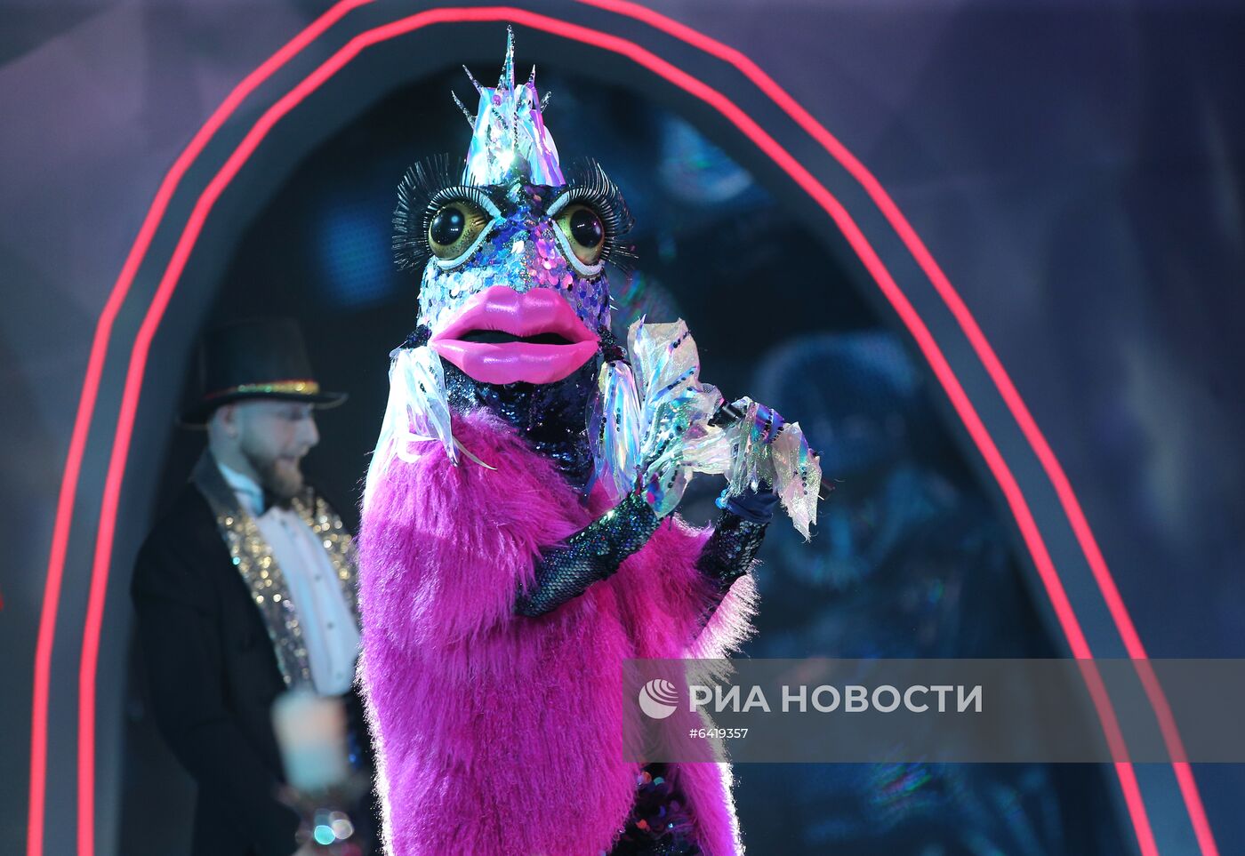 Съемки программы "Новогодняя маска" на телеканале НТВ