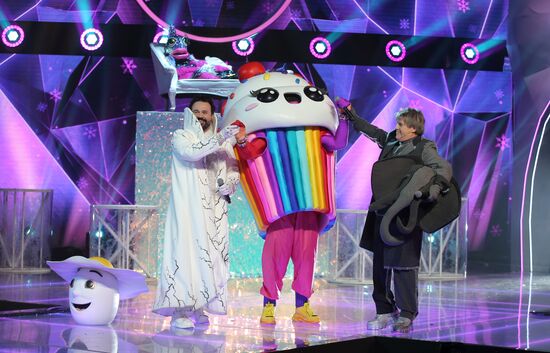 Съемки программы "Новогодняя маска" на телеканале НТВ