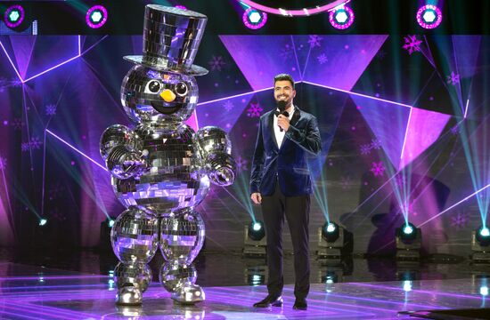 Съемки программы "Новогодняя маска" на телеканале НТВ