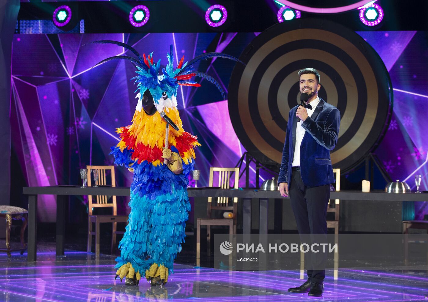 Съемки программы "Новогодняя маска" на телеканале НТВ