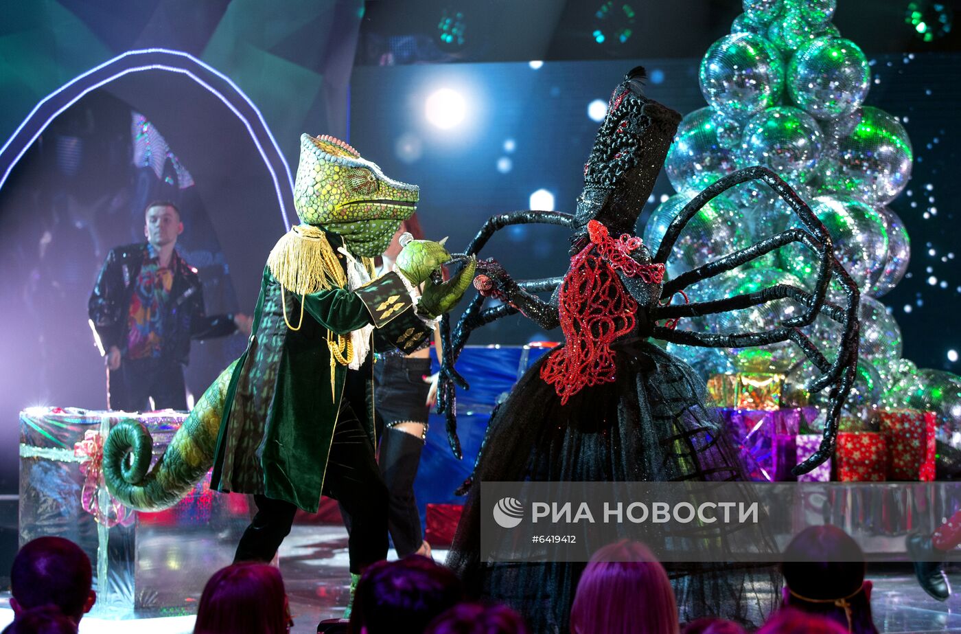 Съемки программы "Новогодняя маска" на телеканале НТВ