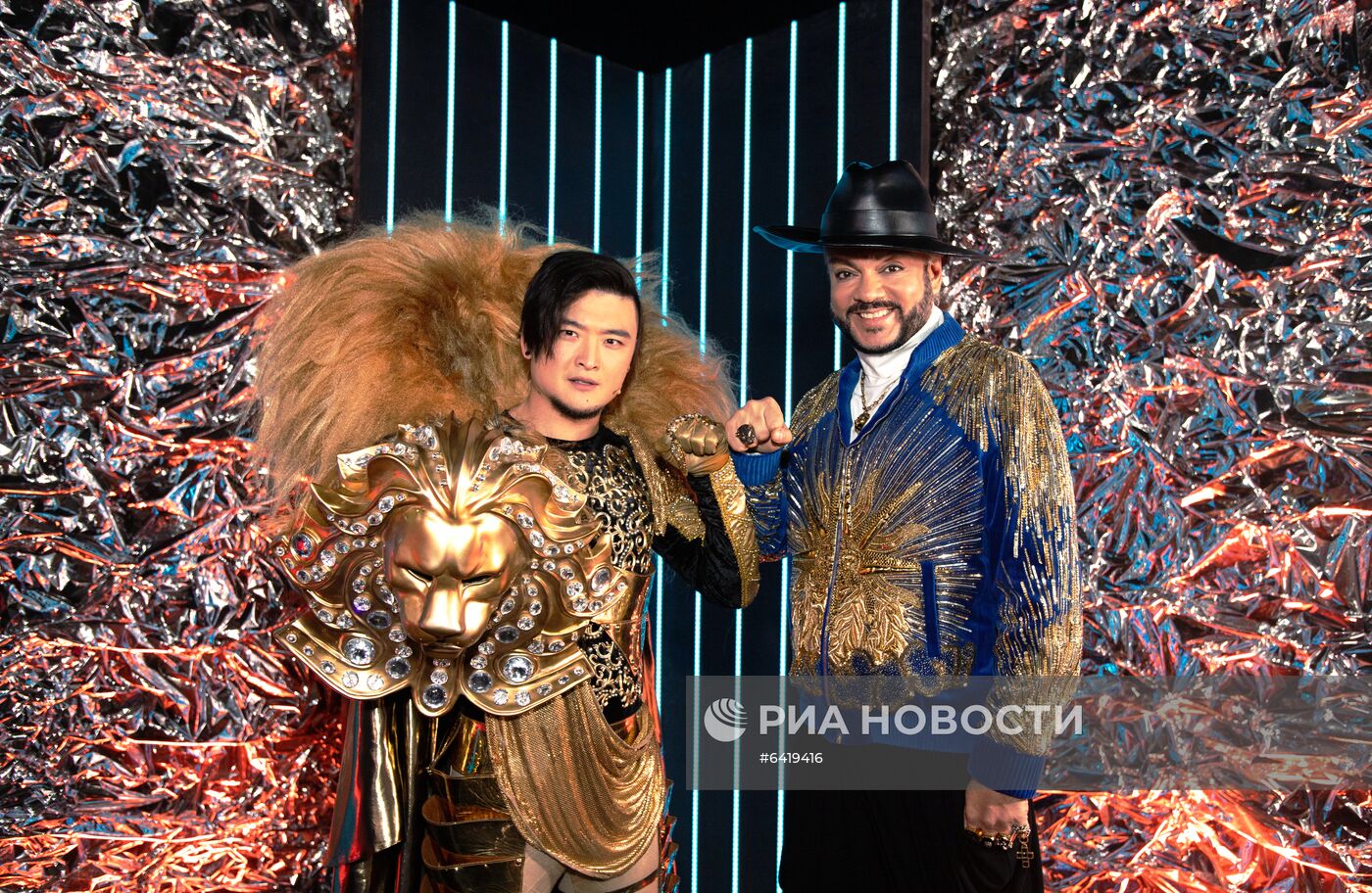 Съемки программы "Новогодняя маска" на телеканале НТВ